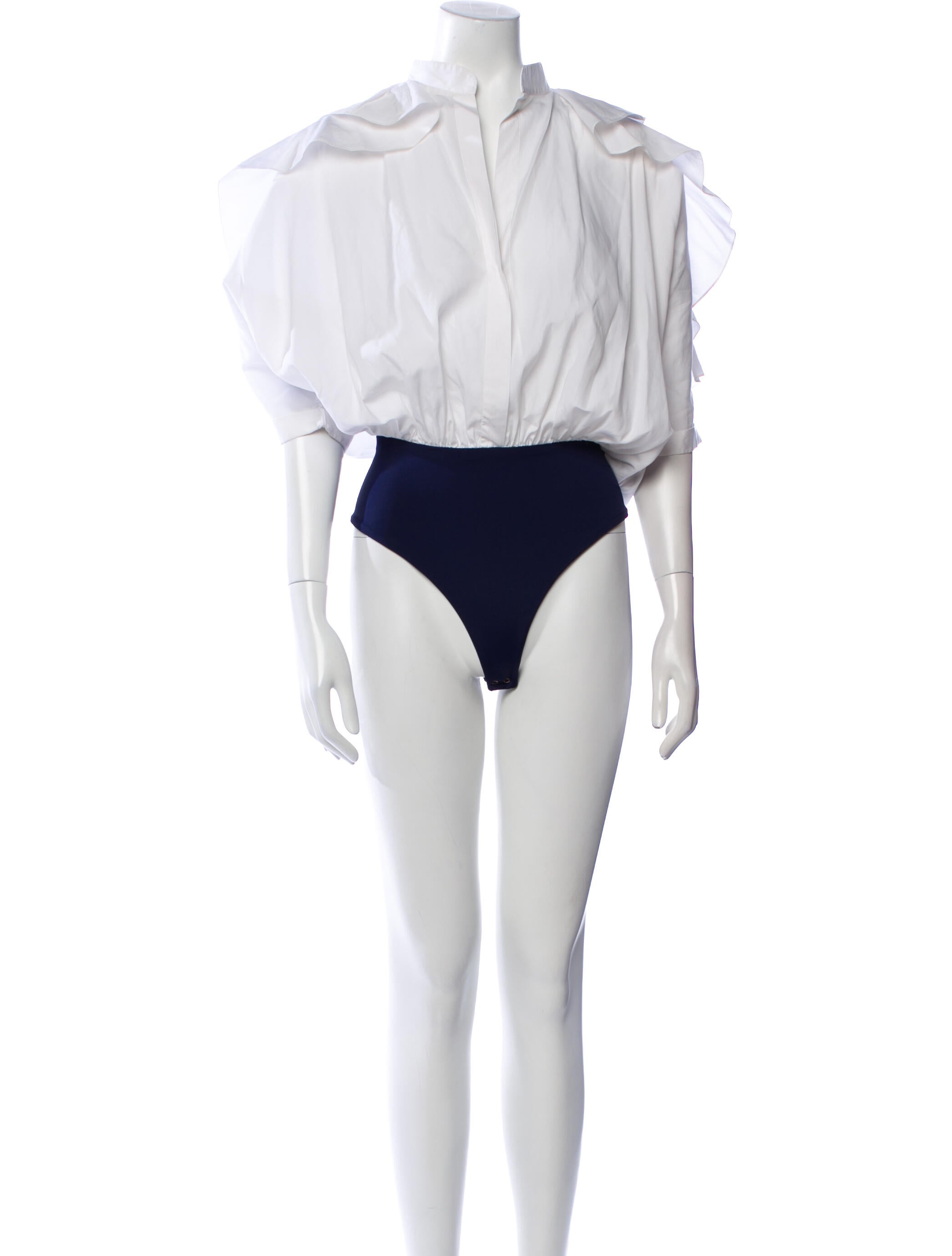 Johanna Ortiz V-Neck Short Sleeve Bodysuit