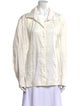 Johanna Ortiz Linen Long Sleeve Button-Up Top