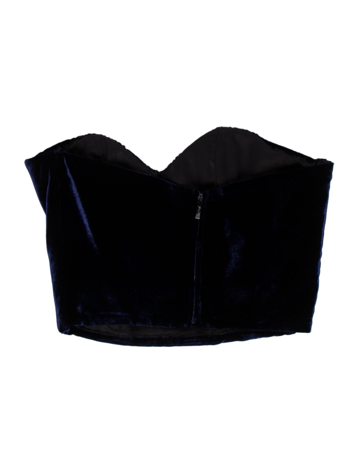 Johanna Ortiz Strapless Crop Top