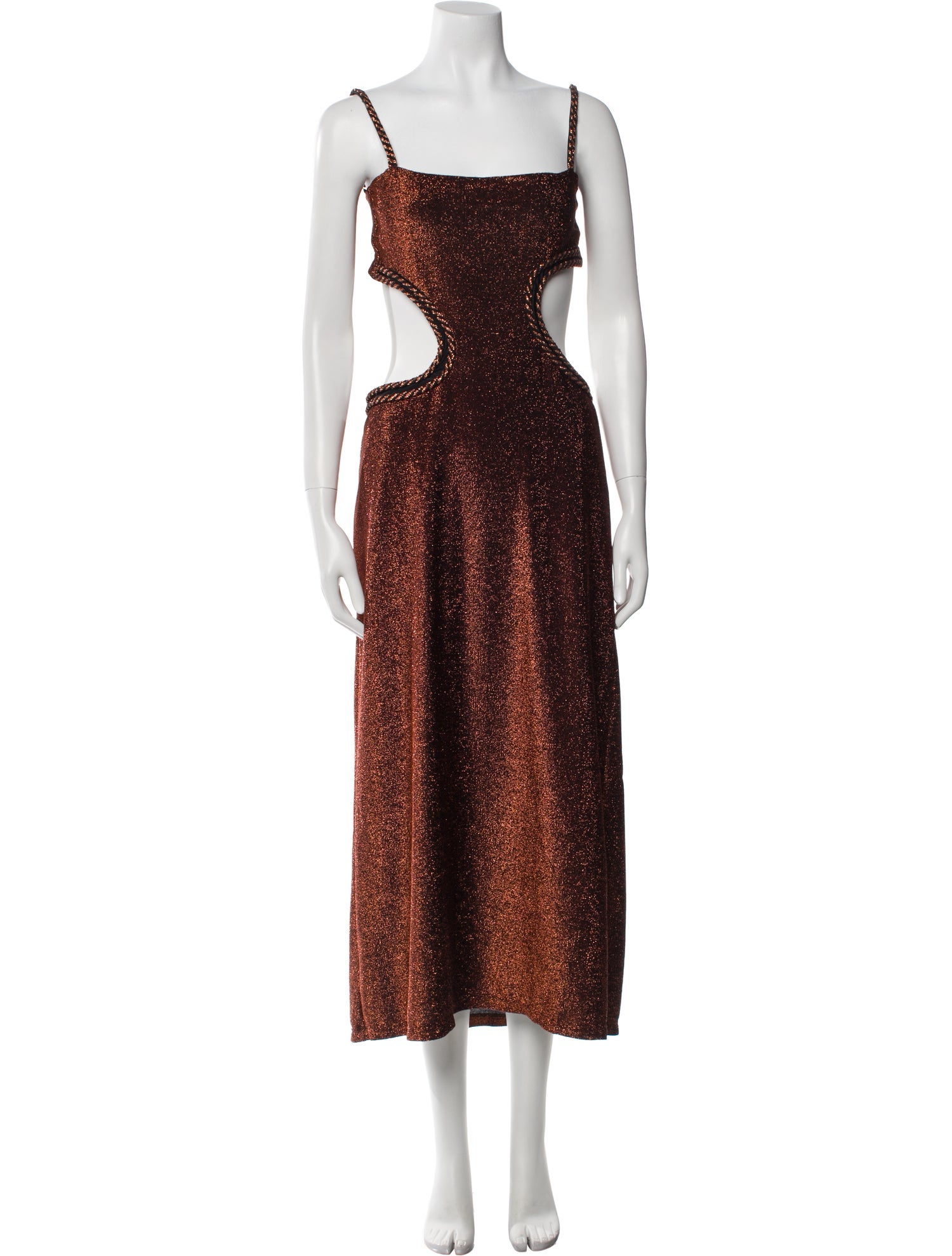 Johanna Ortiz Floral Print Midi Length Dress