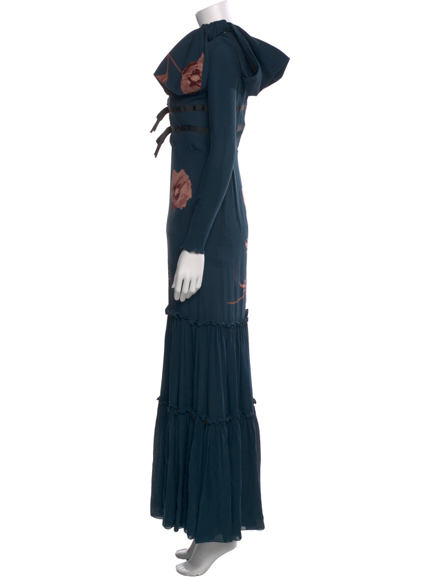 Johanna Ortiz Silk Long Dress