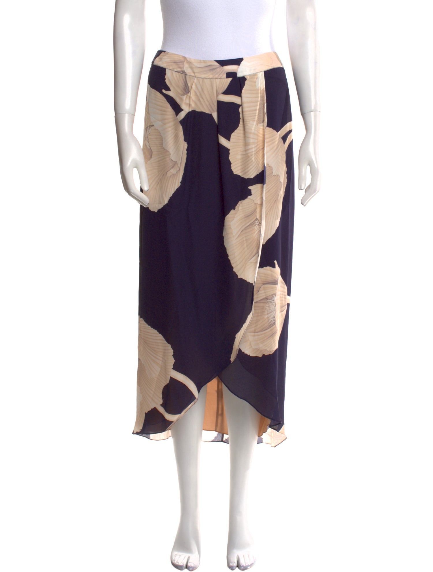 Johanna Ortiz Silk Midi Length Skirt w/ Tags