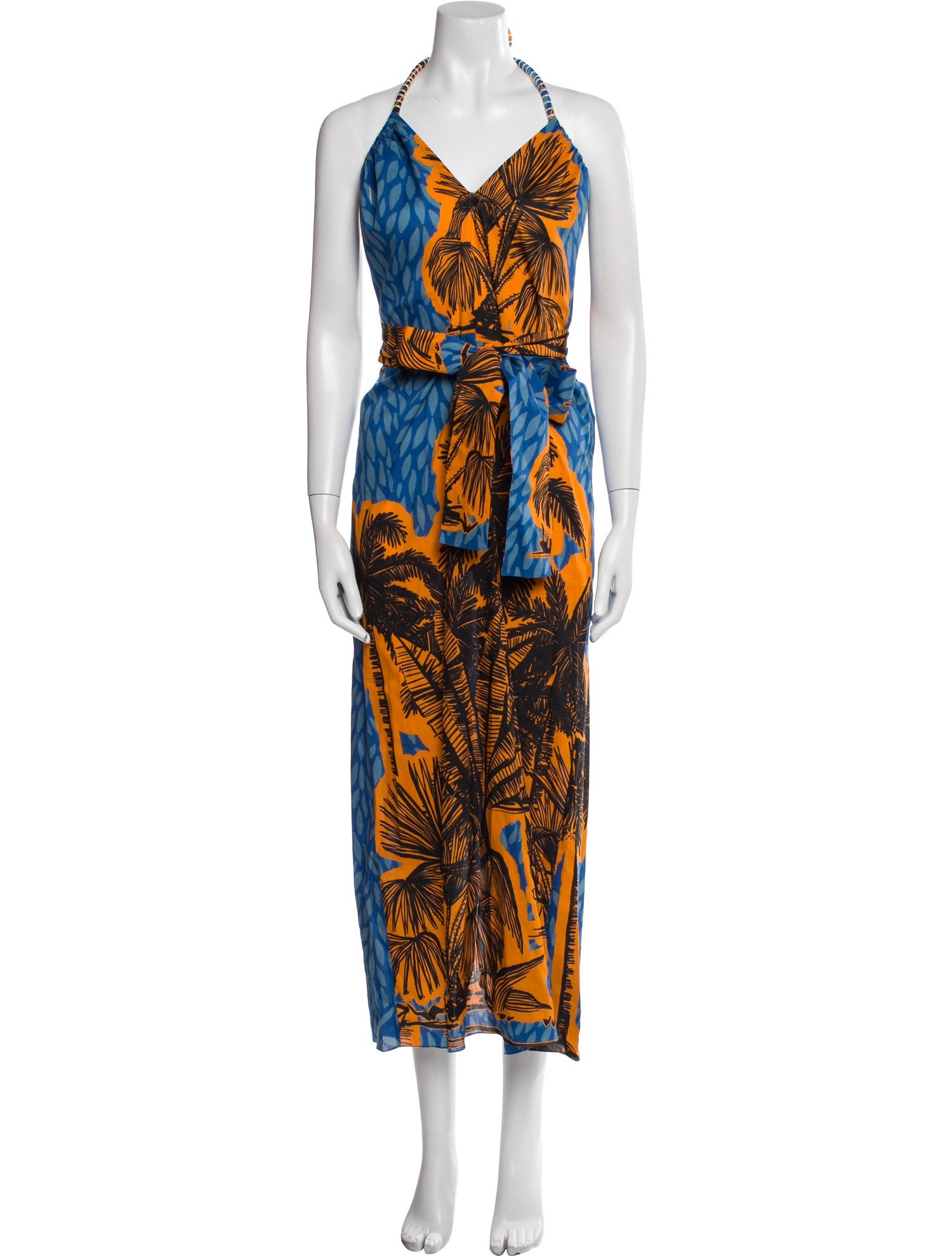 Johanna Ortiz Printed Long Dress