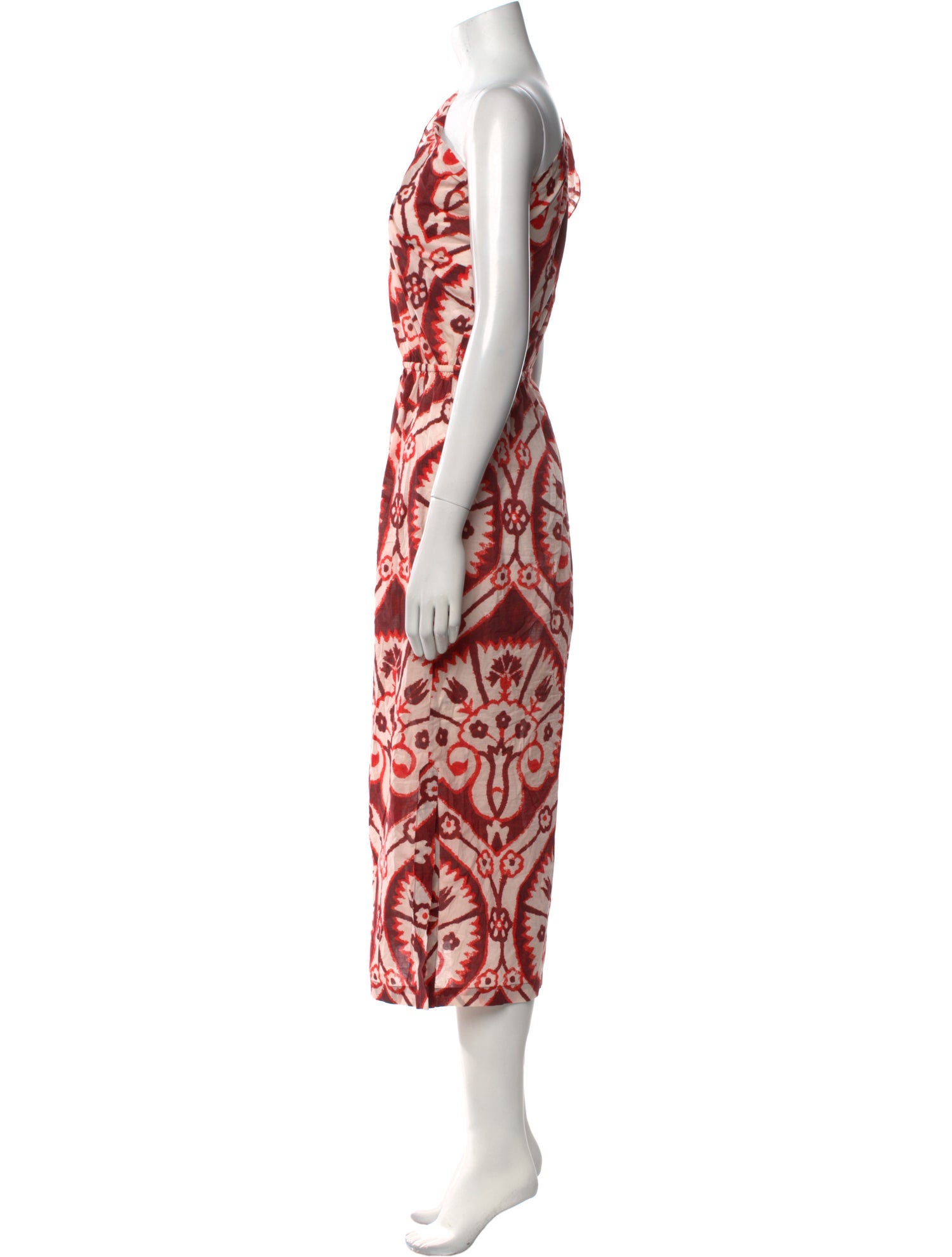 Johanna Ortiz Printed Long Dress