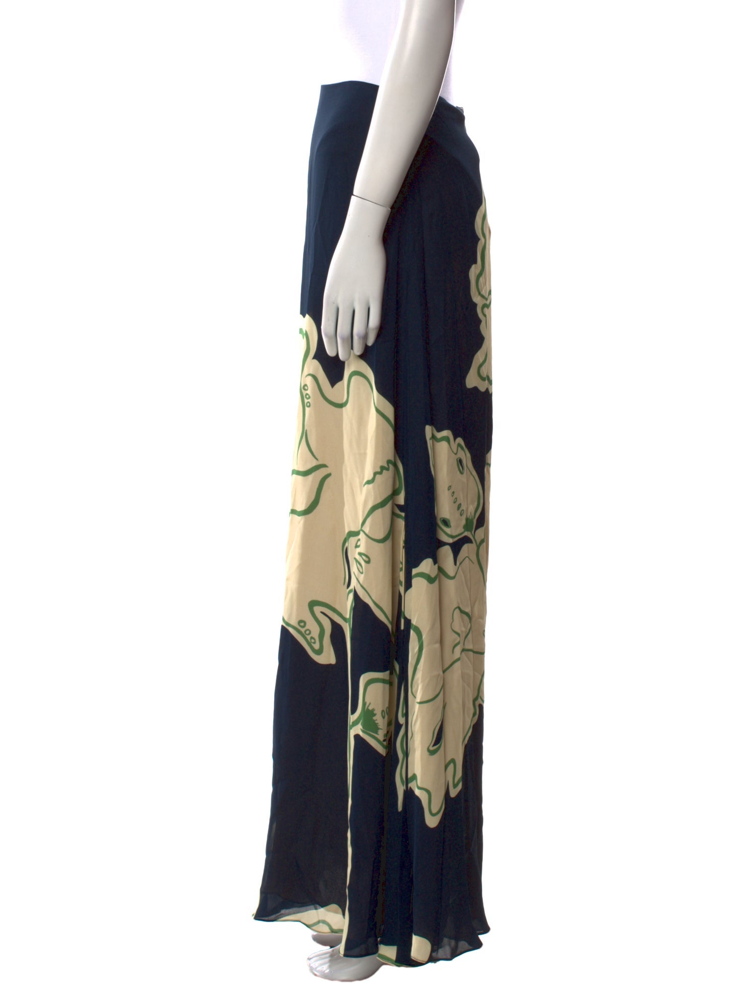 Johanna Ortiz Silk Long Skirt