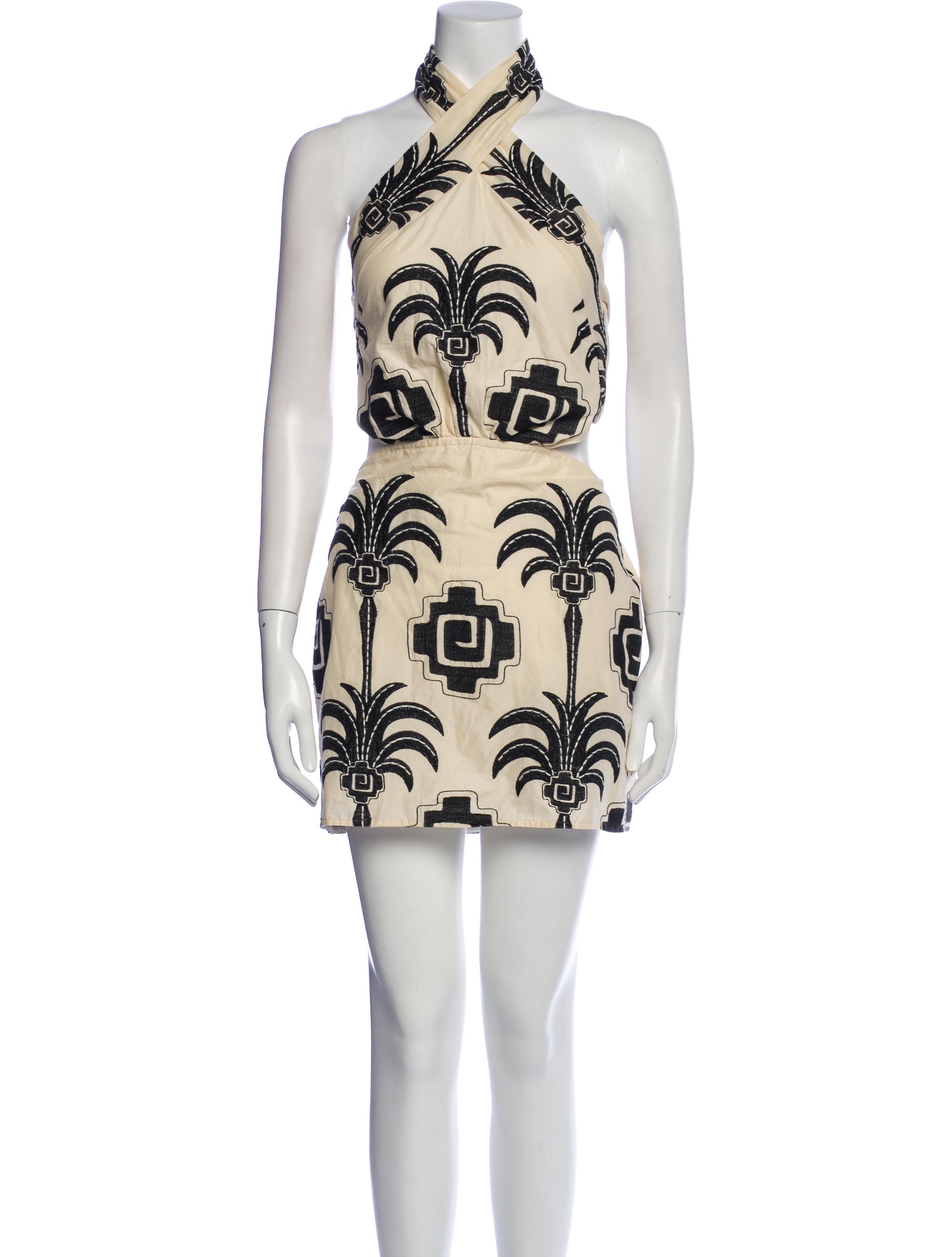 Johanna Ortiz Printed Knee-Length Dress w/ Tags