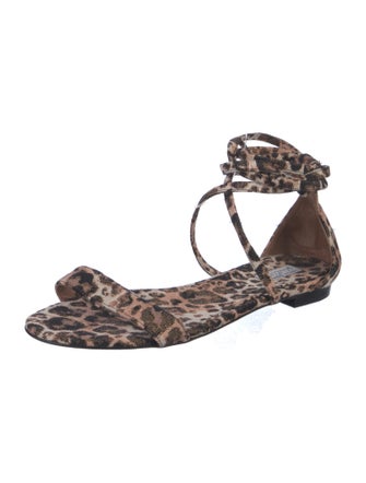 Johanna Ortiz Animal Print Flats