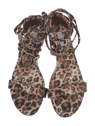 Johanna Ortiz Animal Print Flats