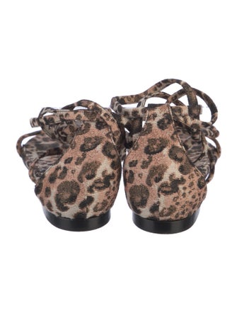 Johanna Ortiz Animal Print Flats