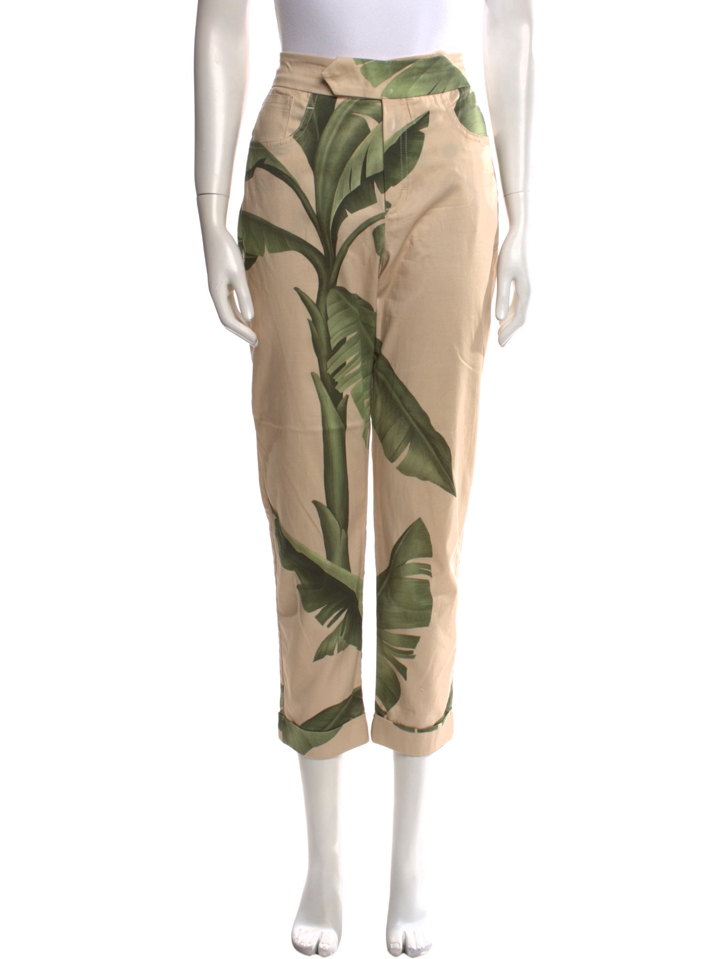 Johanna Ortiz Printed Straight Leg Pants