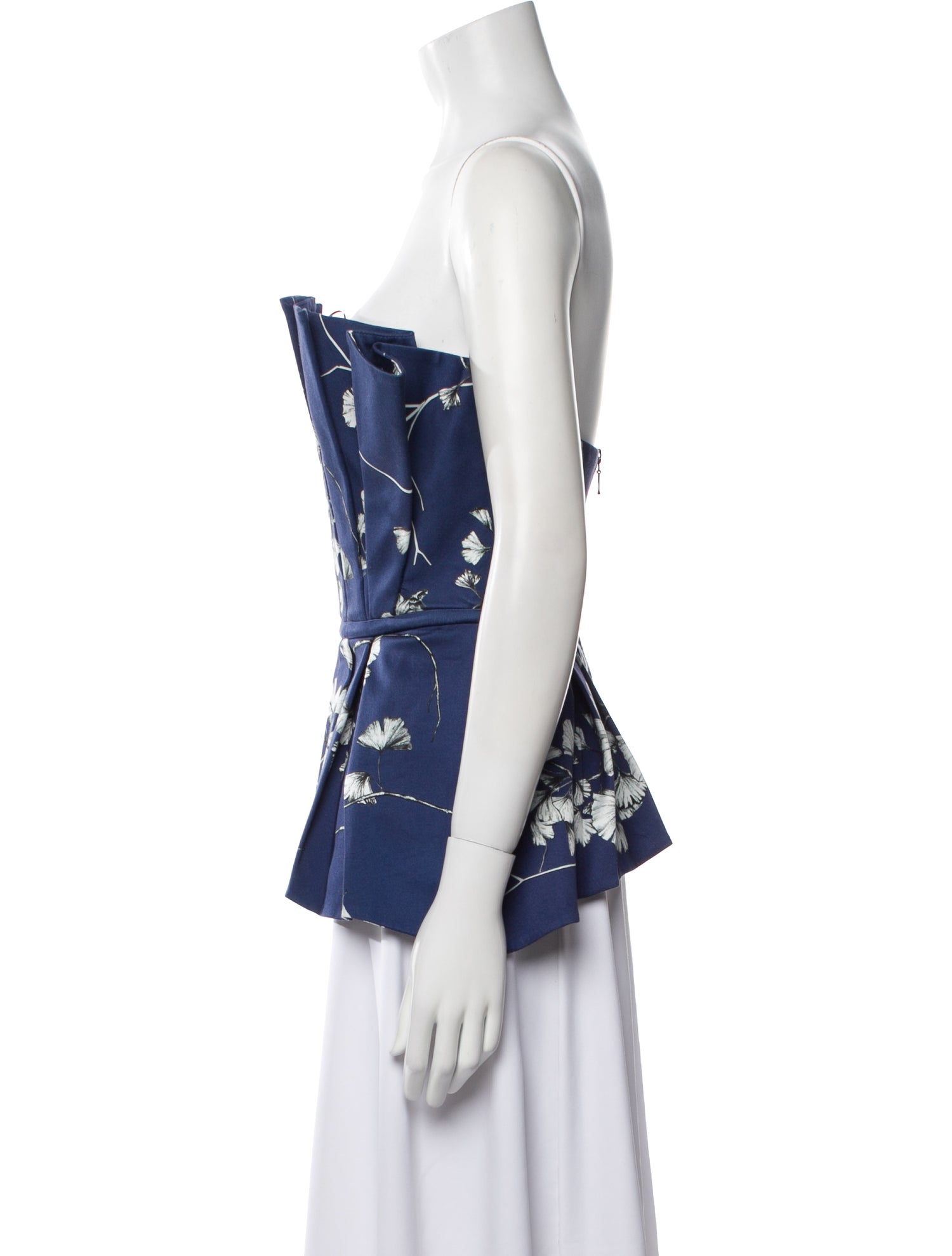 Johanna Ortiz Printed Off-The-Shoulder Blouse