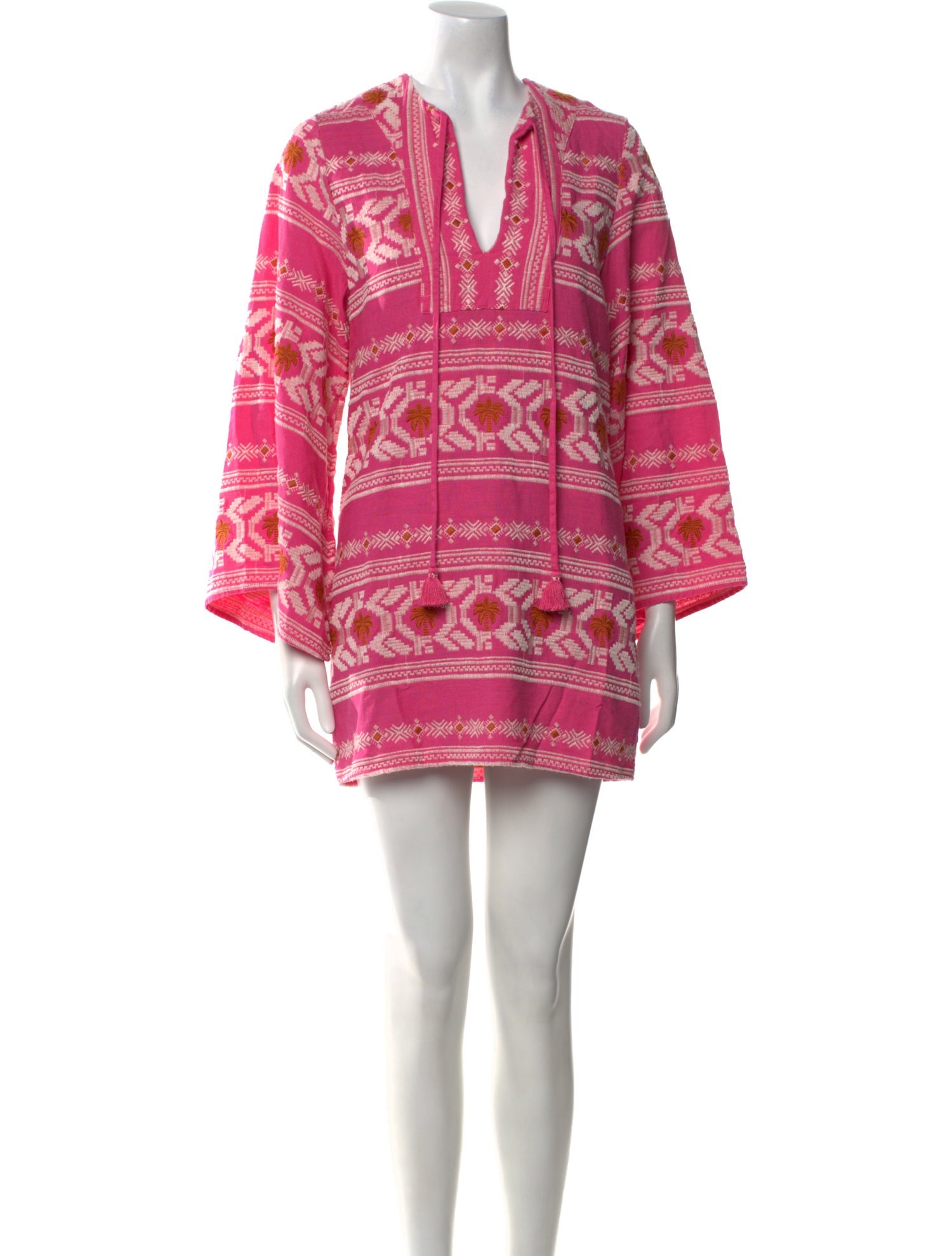 Johanna Ortiz Printed Mini Dress