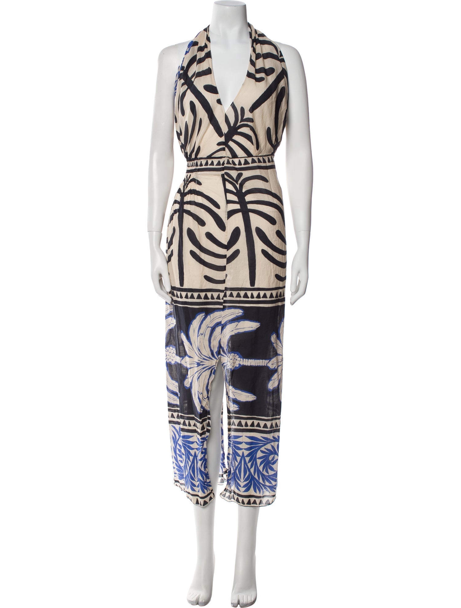 Johanna Ortiz Printed Mini Dress