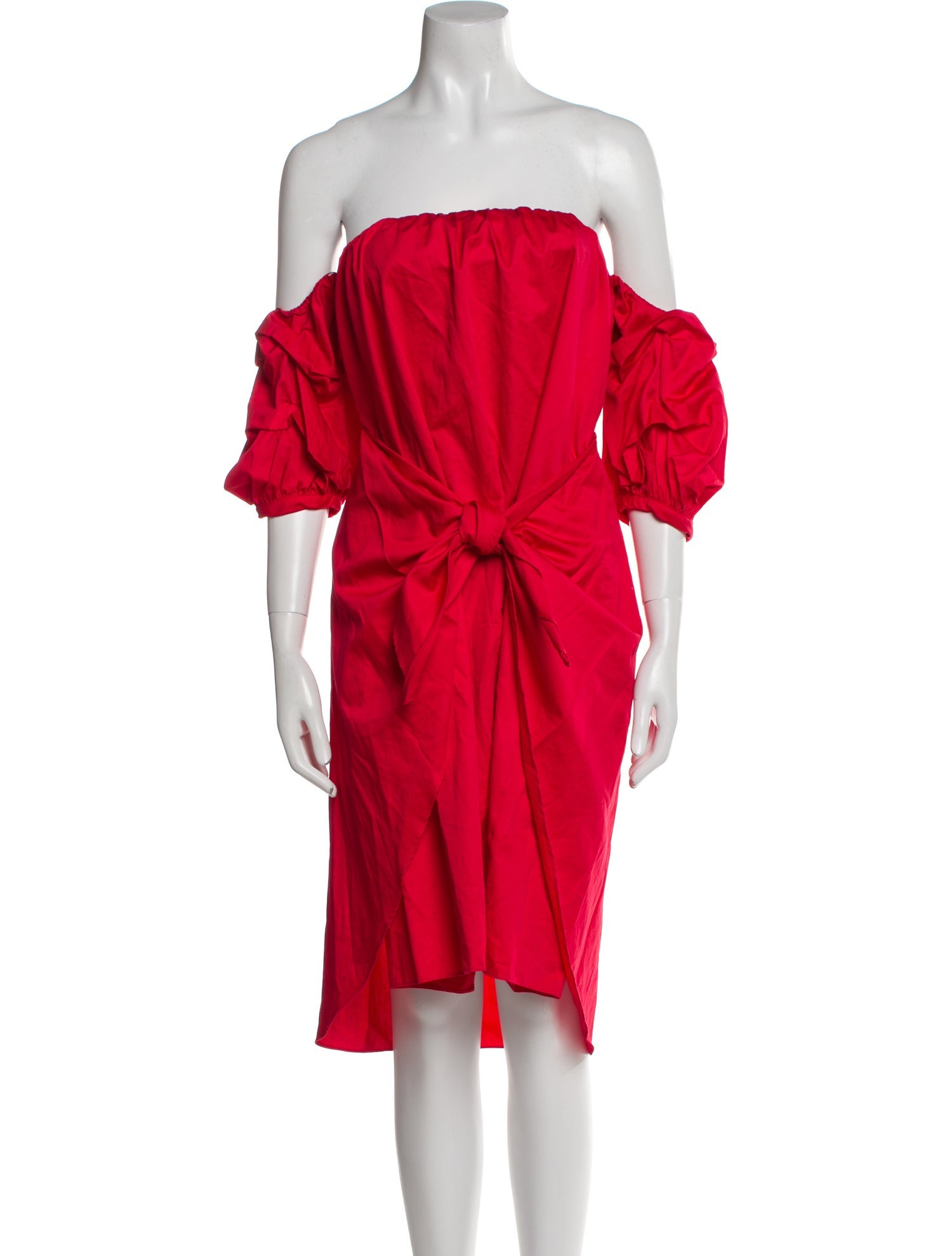 Johanna Ortiz Strapless Mini Dress