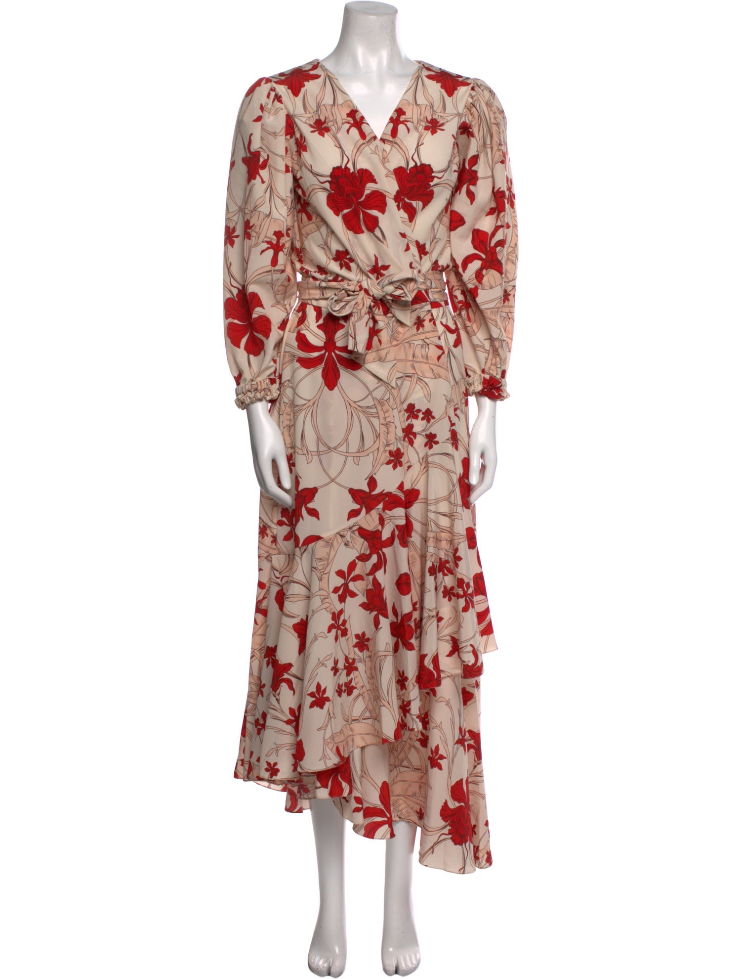 Johanna Ortiz Floral Print Long Dress w/ Tags