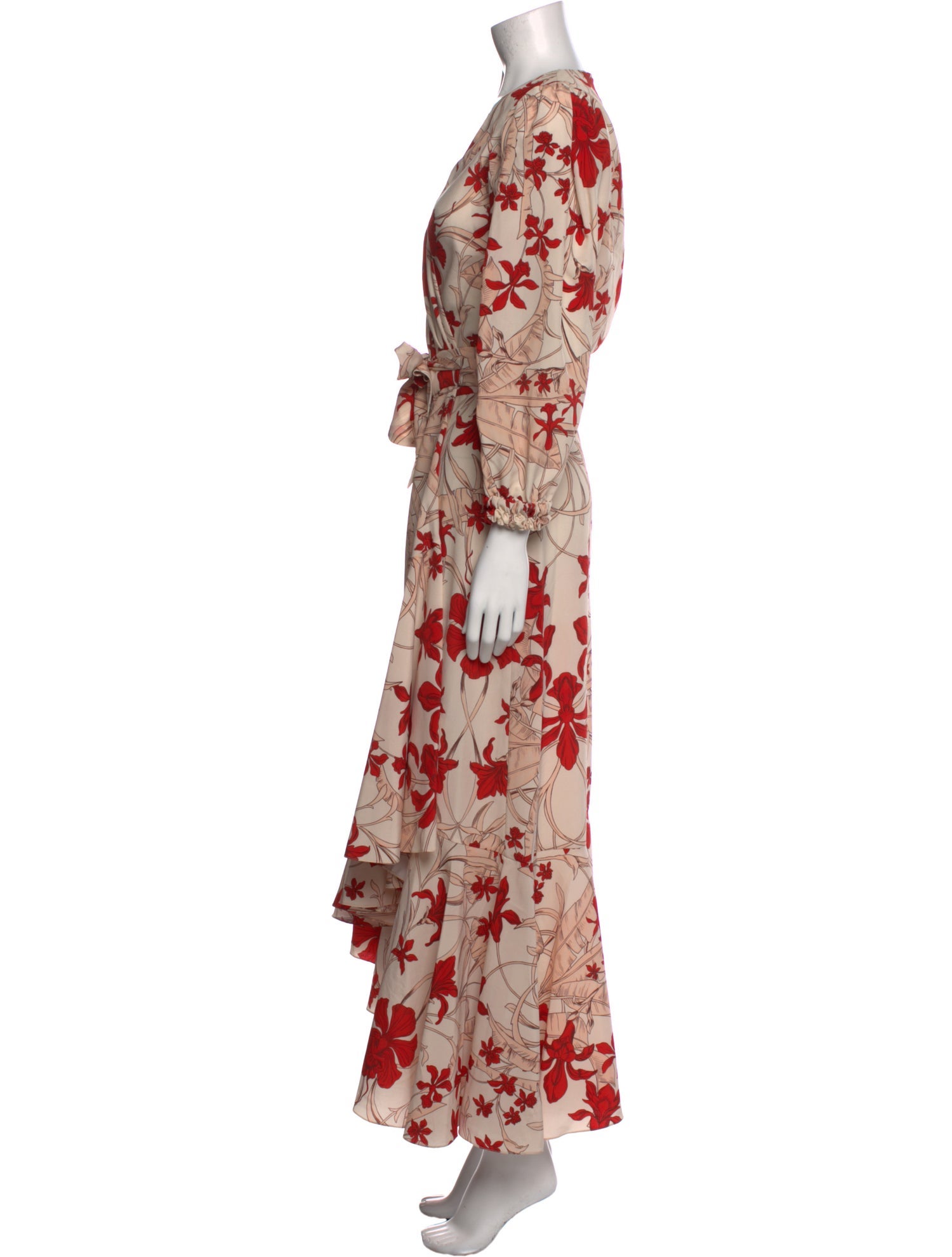 Johanna Ortiz Floral Print Long Dress w/ Tags