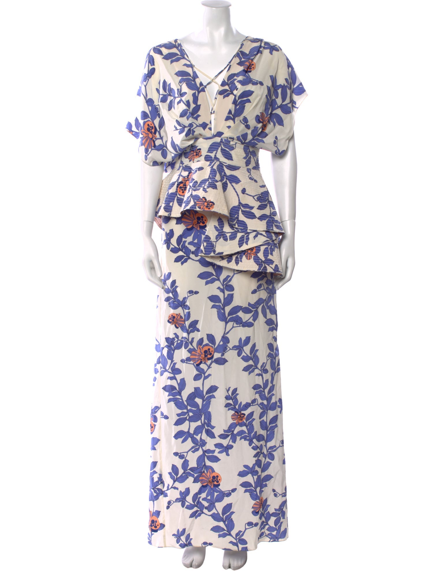 Johanna Ortiz Silk Long Dress