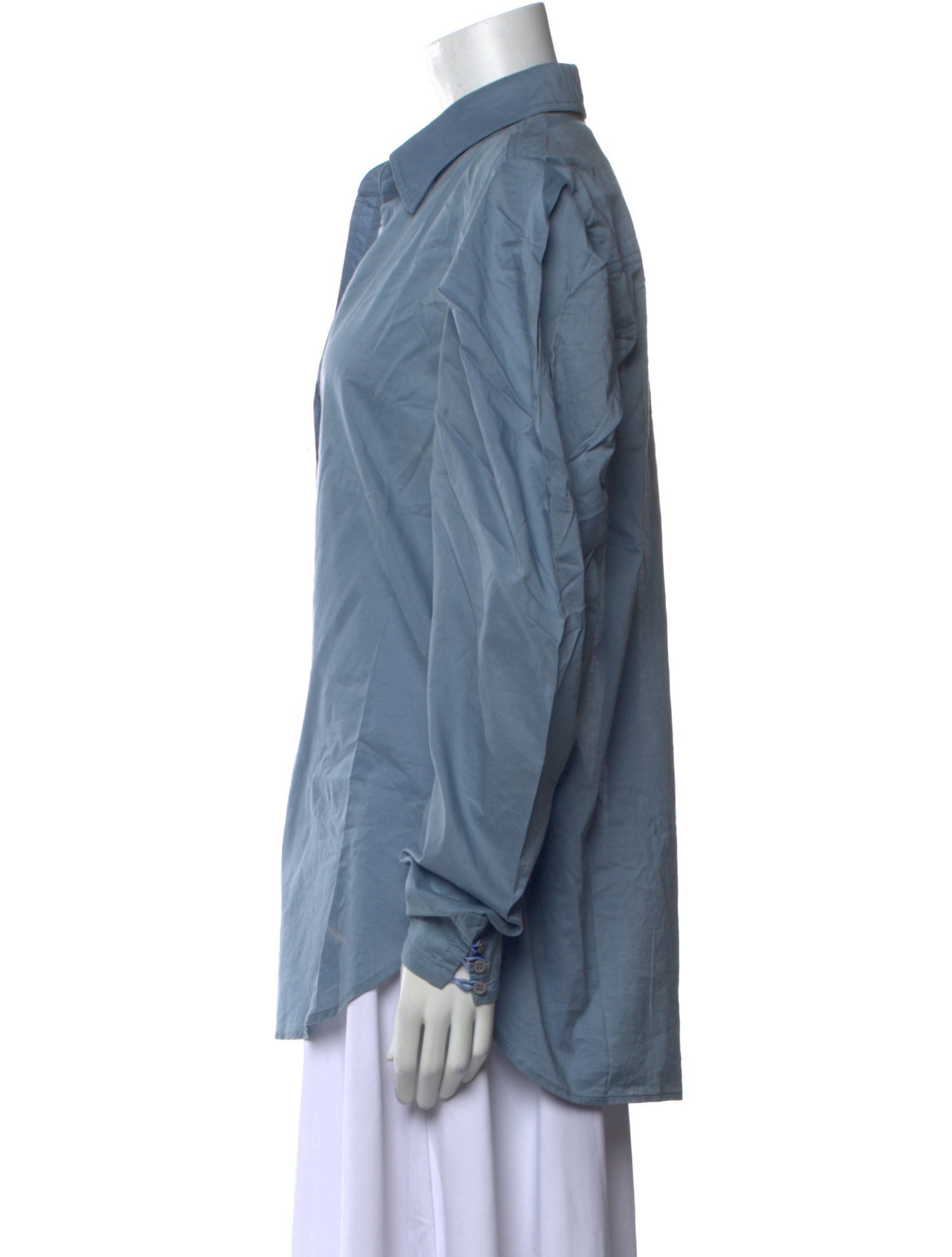 Johanna Ortiz Long Sleeve Button-Up Top