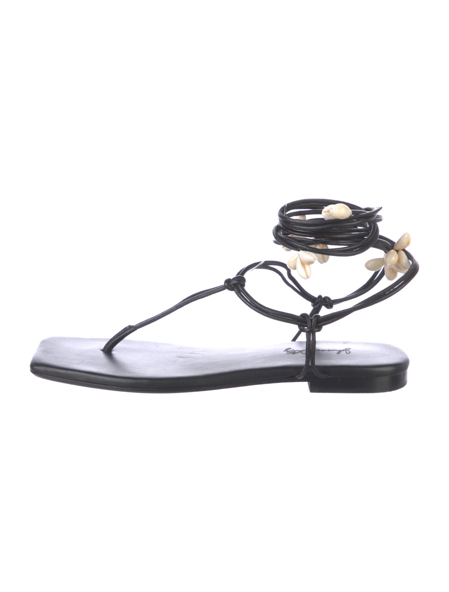 Johanna Ortiz Vintage Leather Gladiator Sandals