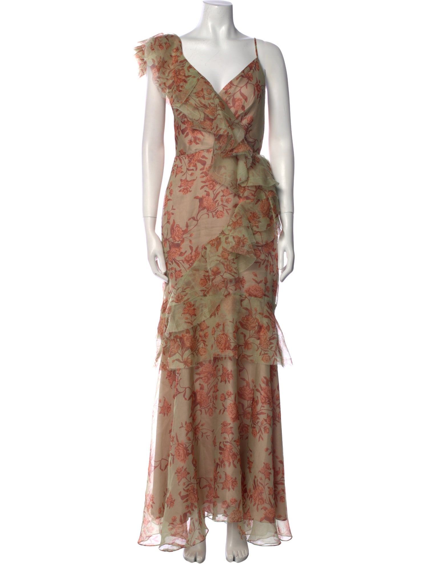 Johanna Ortiz Silk Long Dress