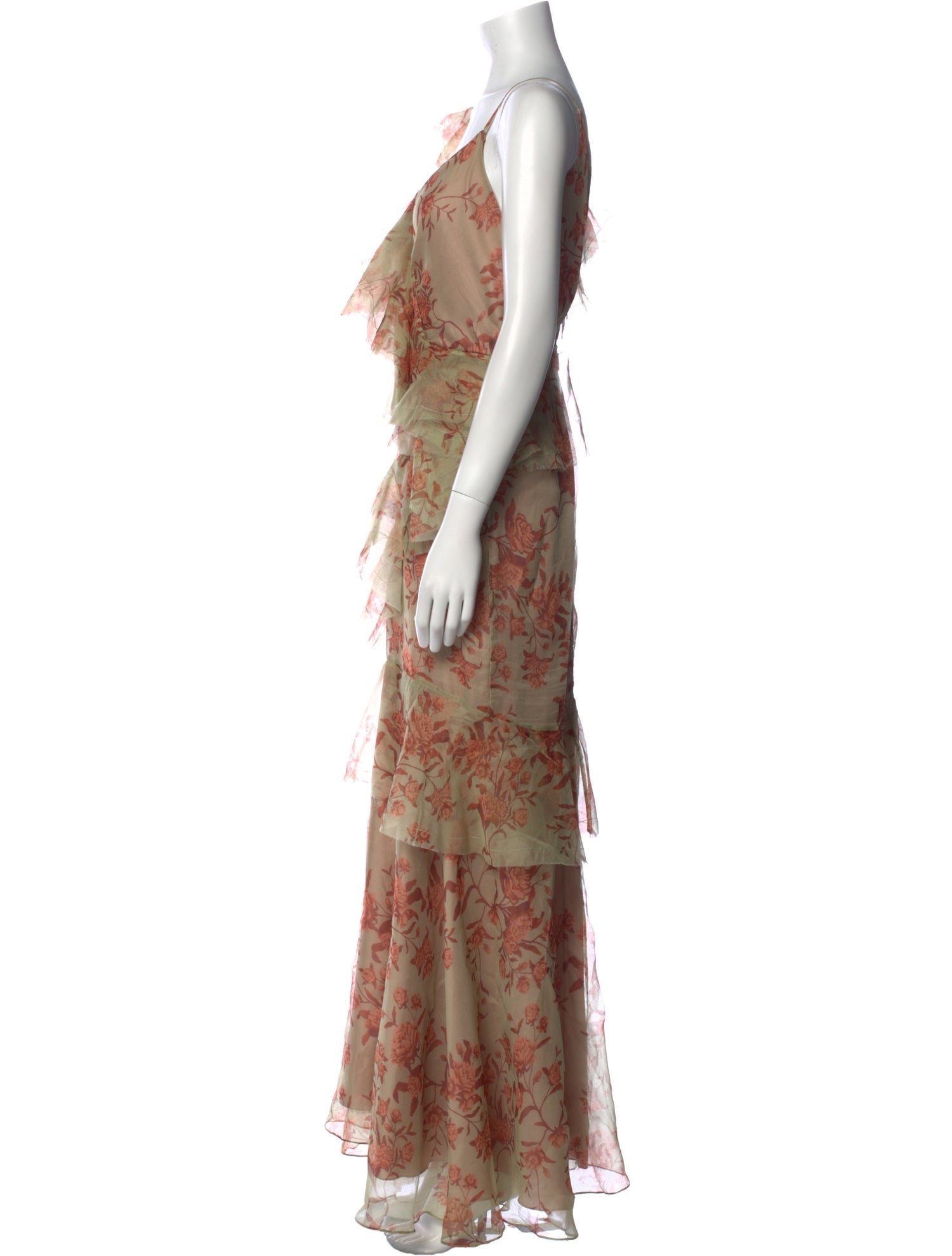 Johanna Ortiz Silk Long Dress