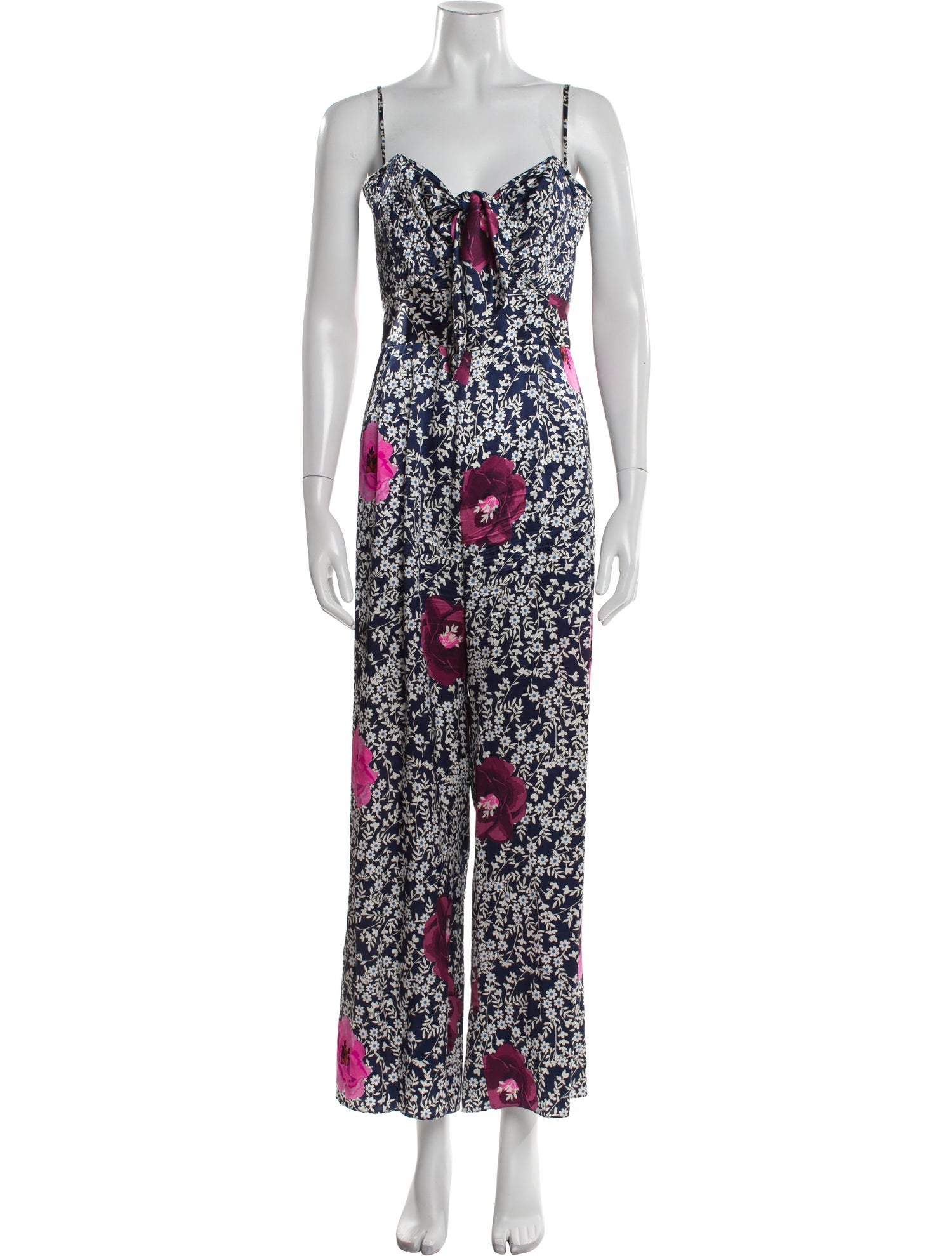 Johanna Ortiz Silk Floral Print Jumpsuit