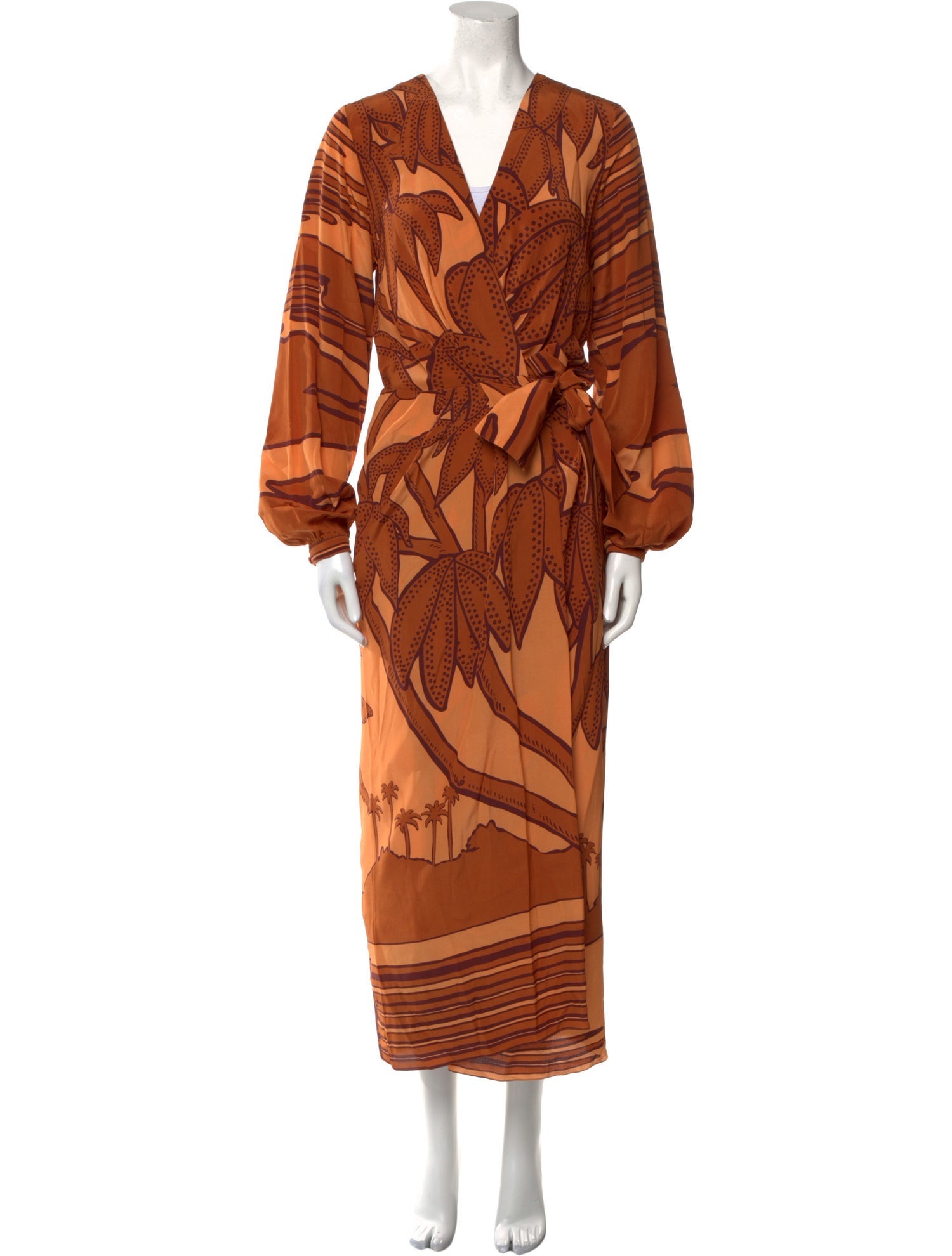 Johanna Ortiz Silk Long Dress