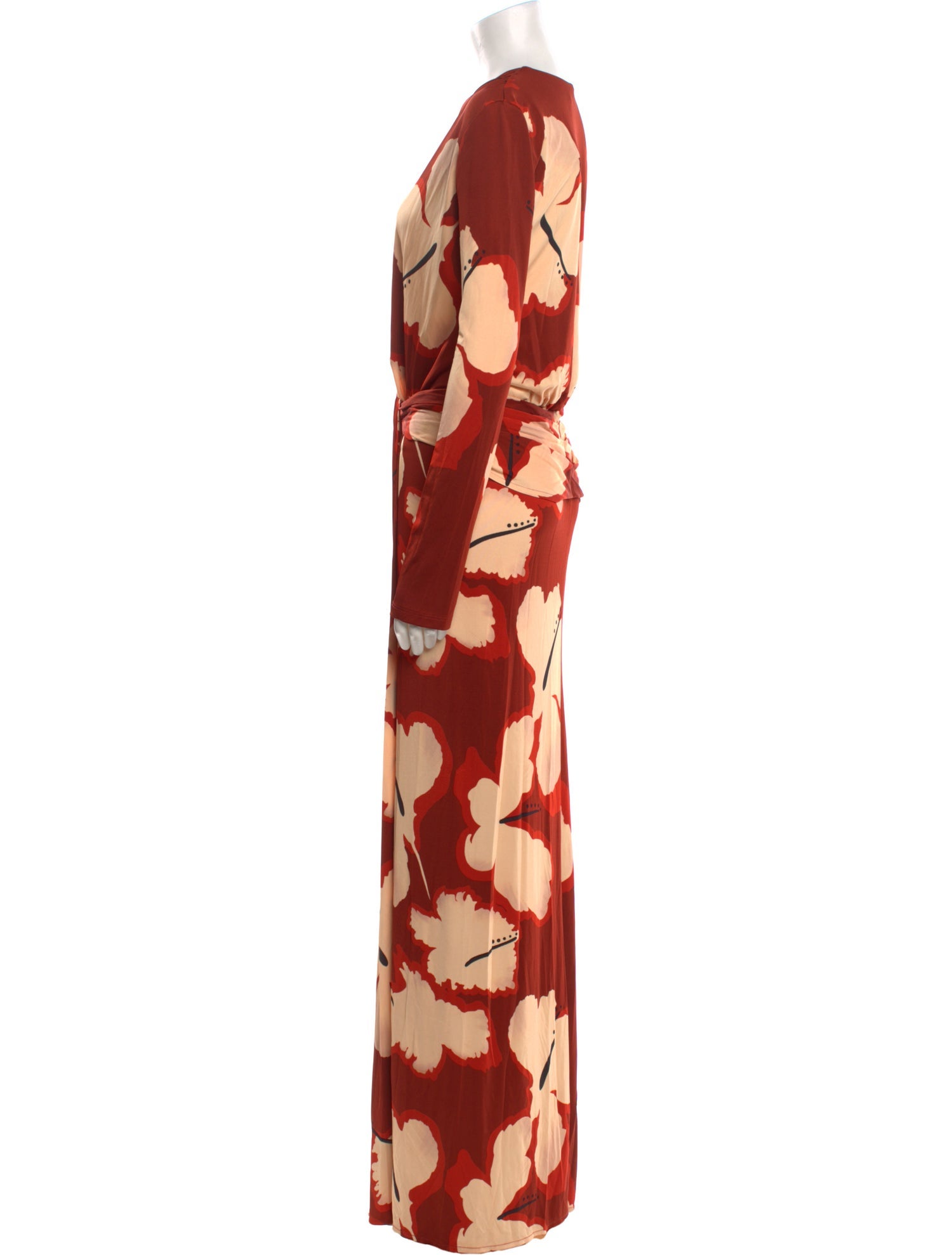 Johanna Ortiz Floral Print Long Dress