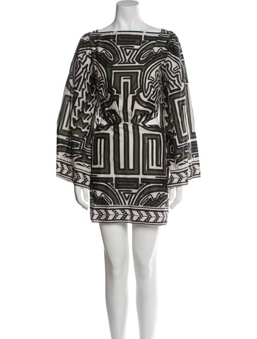 Johanna Ortiz Printed Mini Dress