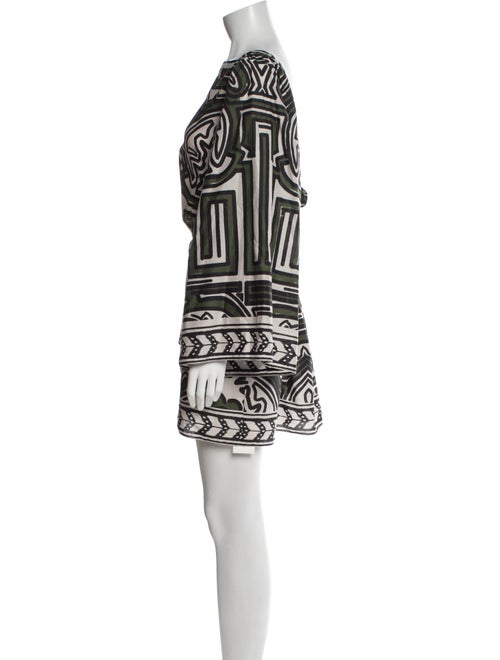Johanna Ortiz Printed Mini Dress