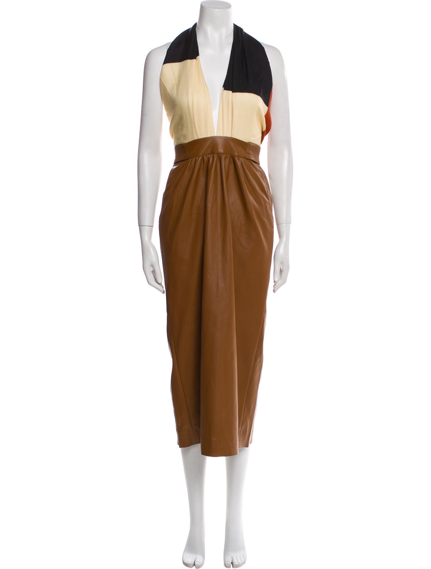 Johanna Ortiz Halterneck Long Dress