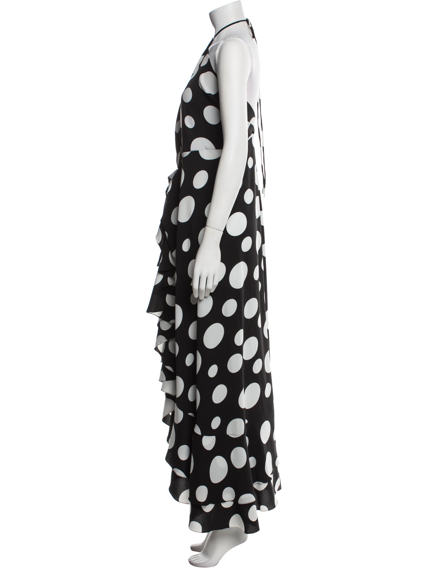Johanna Ortiz Polka Dot Print Mini Dress