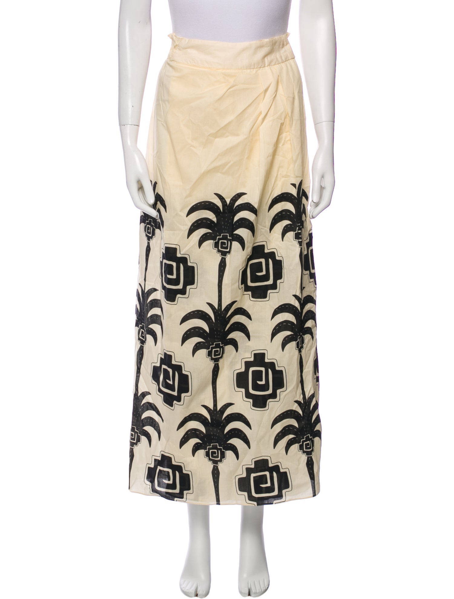 Johanna Ortiz Printed Midi Length Skirt