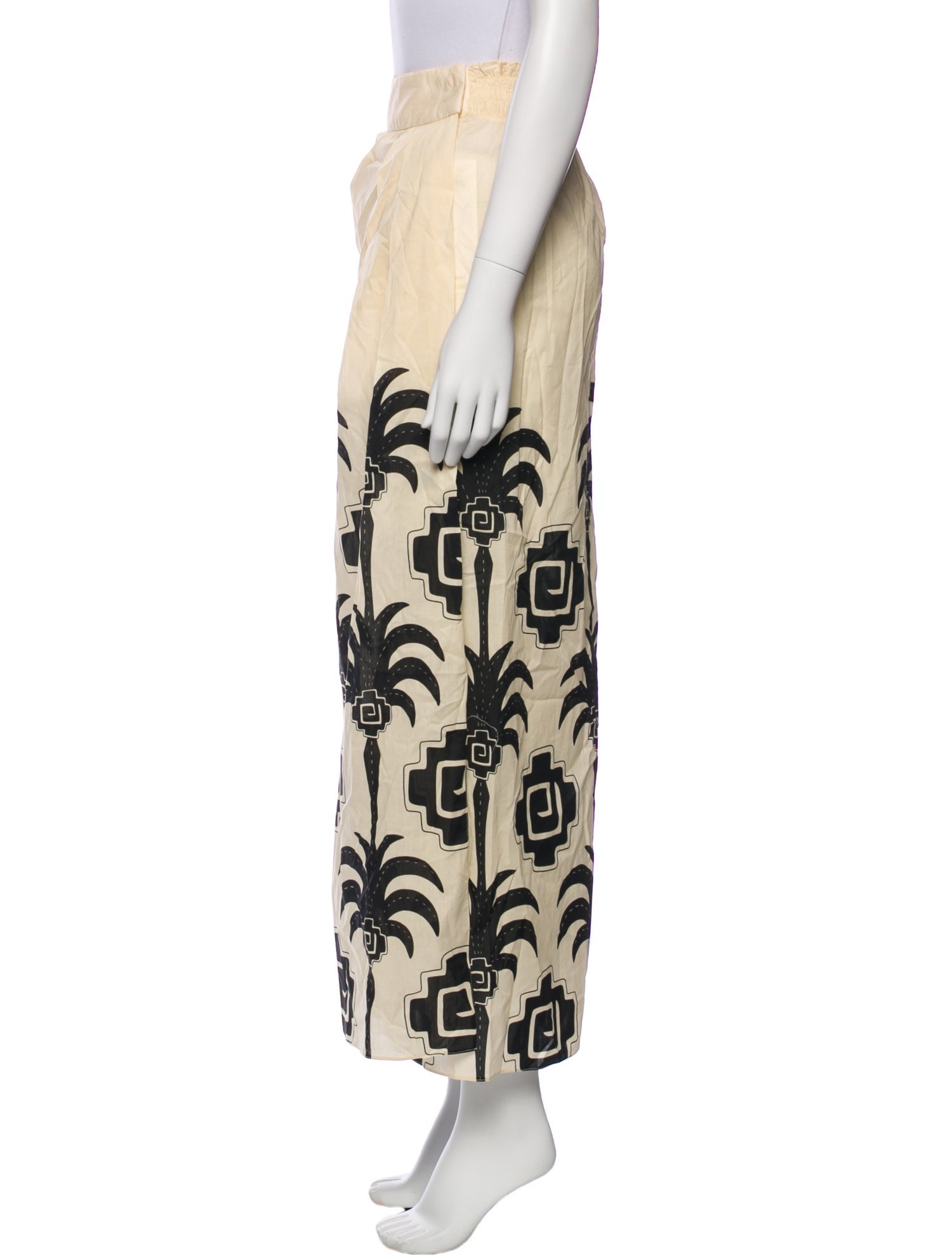 Johanna Ortiz Printed Midi Length Skirt