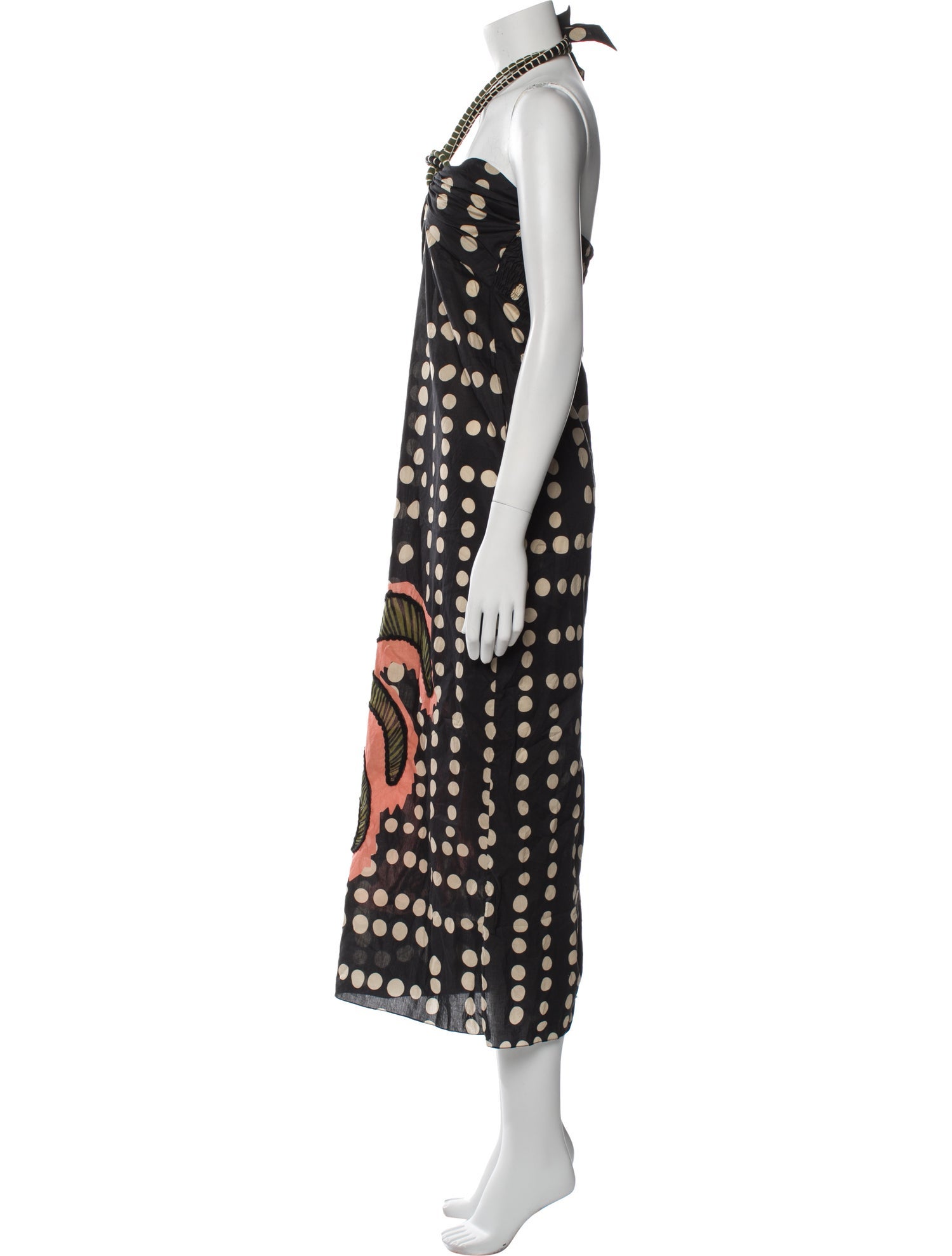 Johanna Ortiz Printed Midi Length Dress