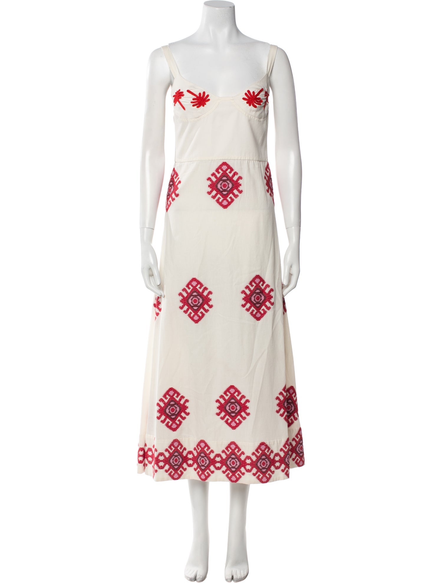 Johanna Ortiz Printed Long Dress