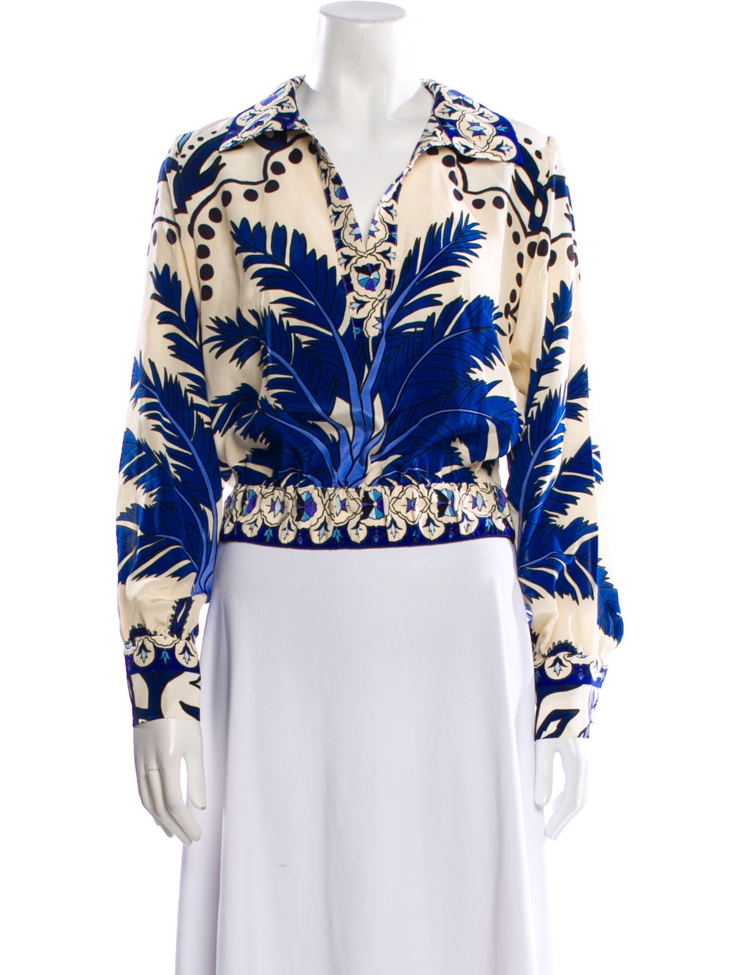 Johanna Ortiz Silk Floral Print Blouse