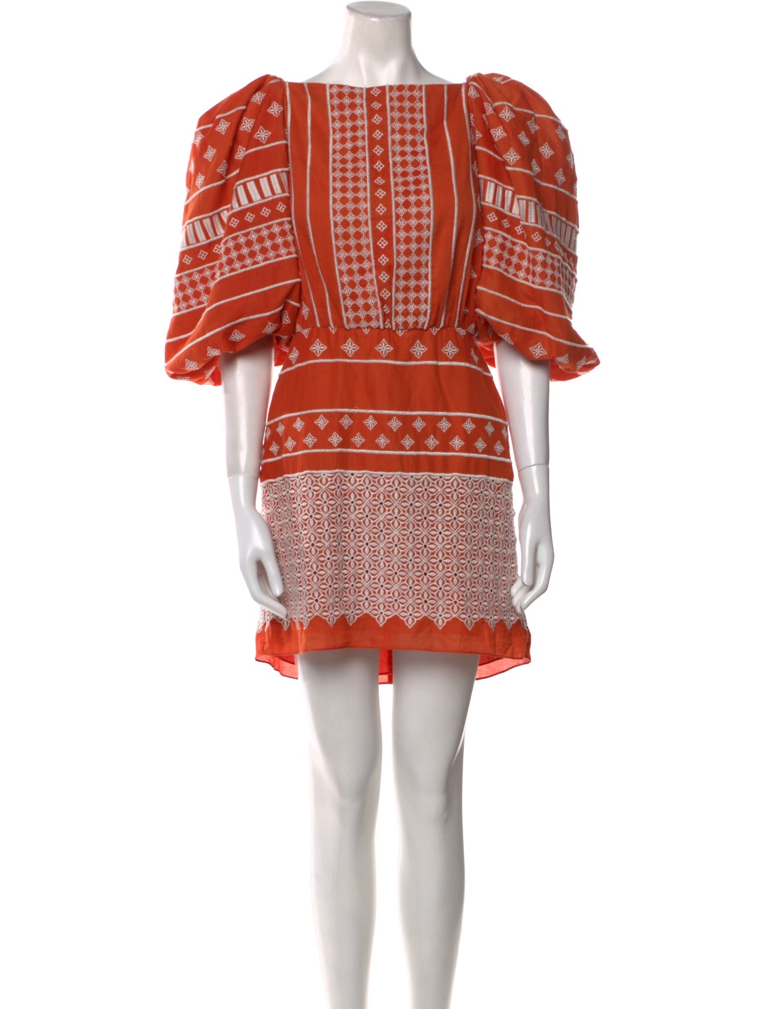 Johanna Ortiz Printed Mini Dress