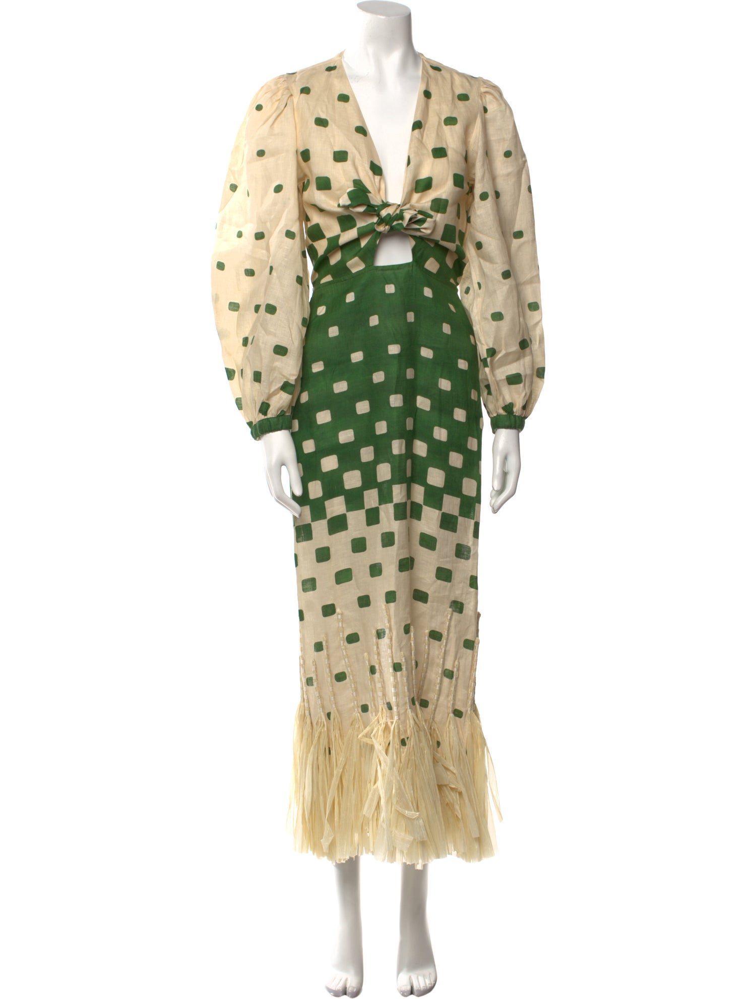 Johanna Ortiz Printed Long Dress