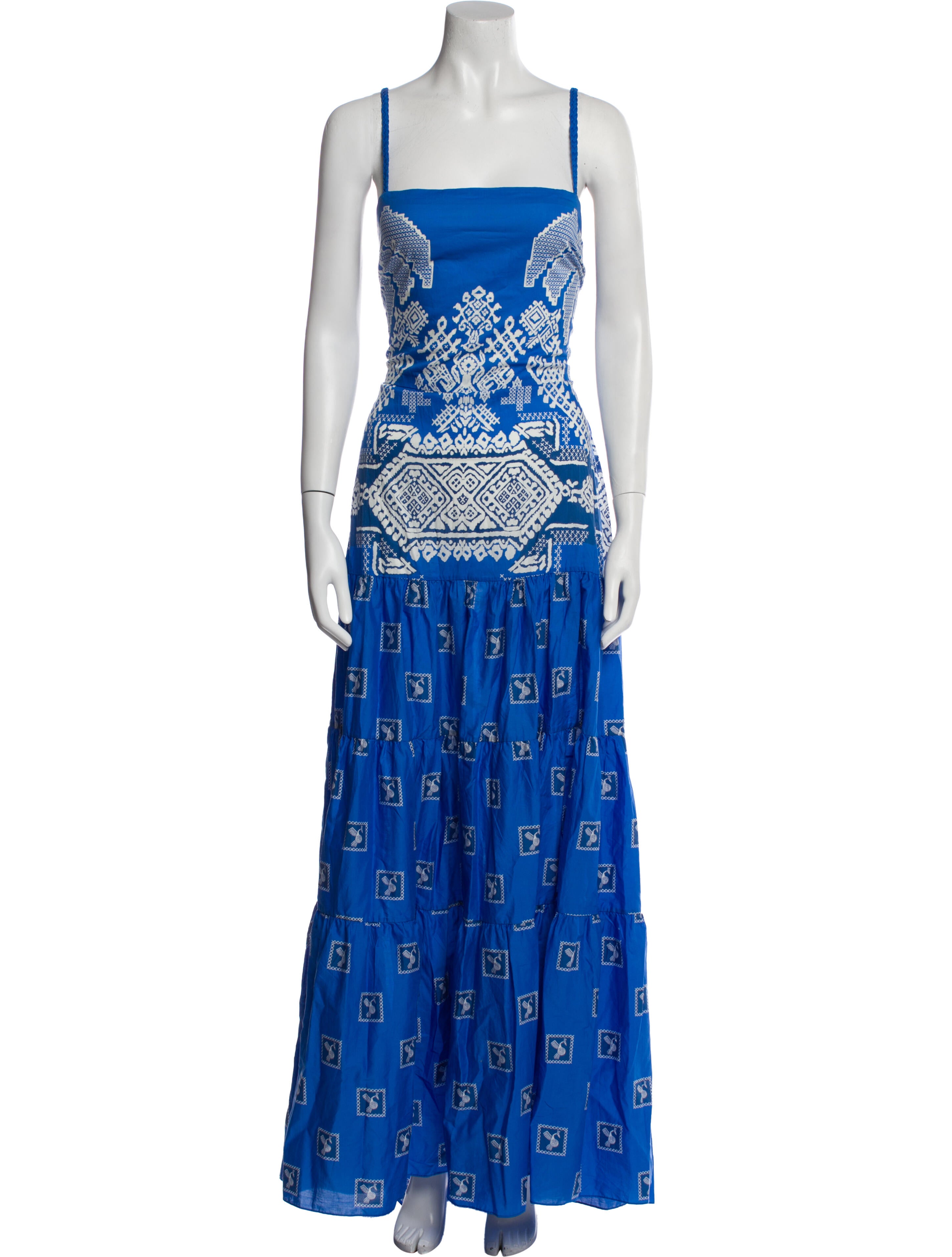 Johanna Ortiz Floral Print Long Dress