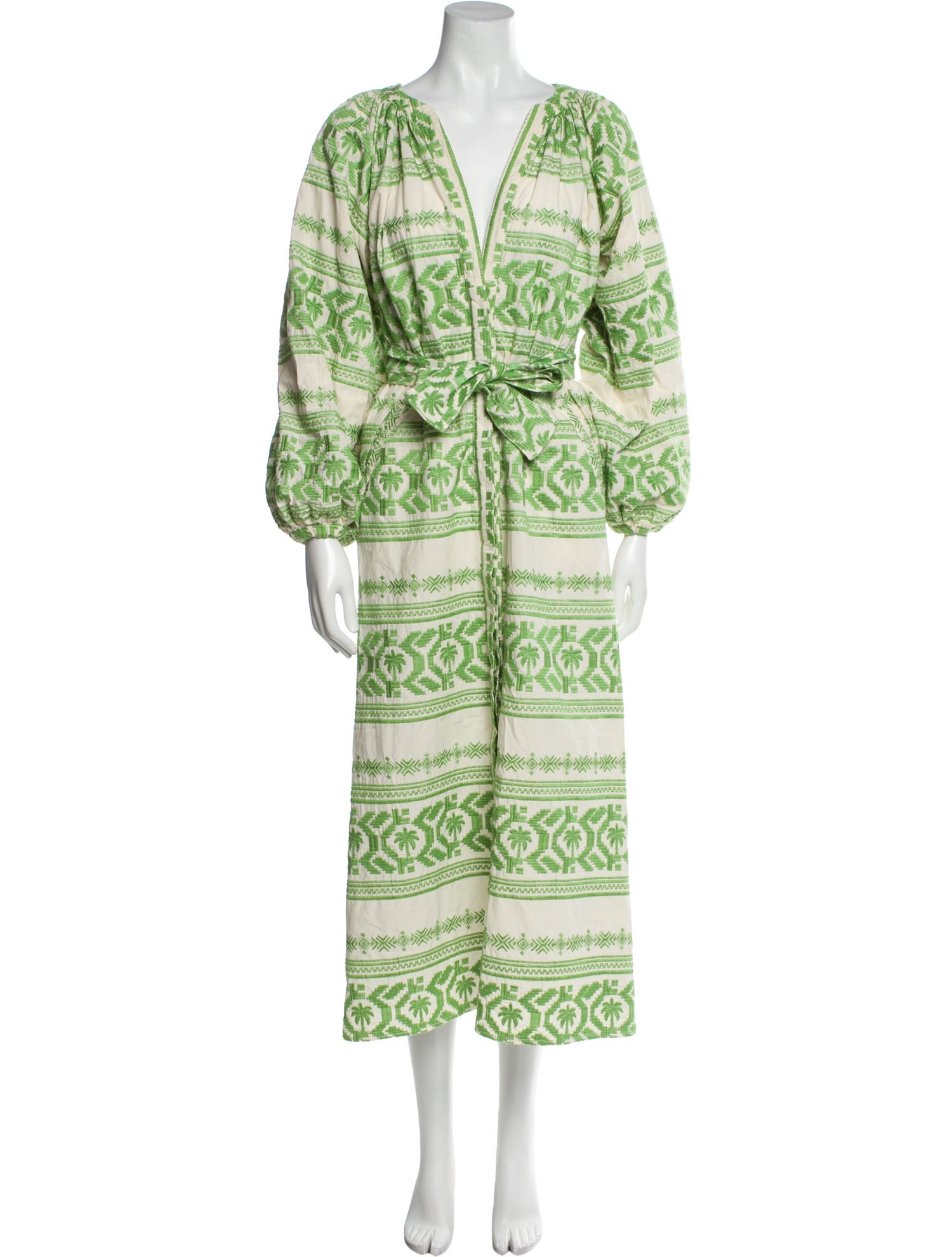 Johanna Ortiz Printed Long Dress