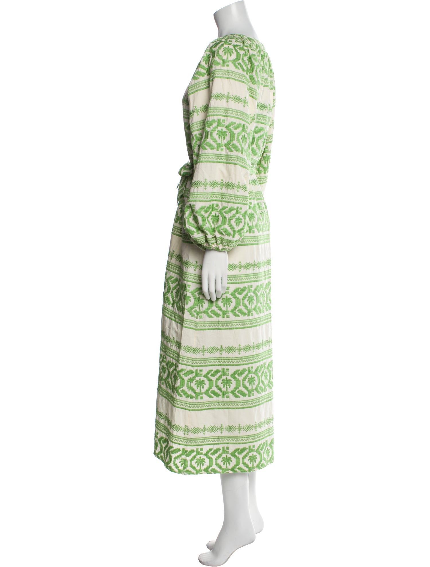 Johanna Ortiz Printed Long Dress
