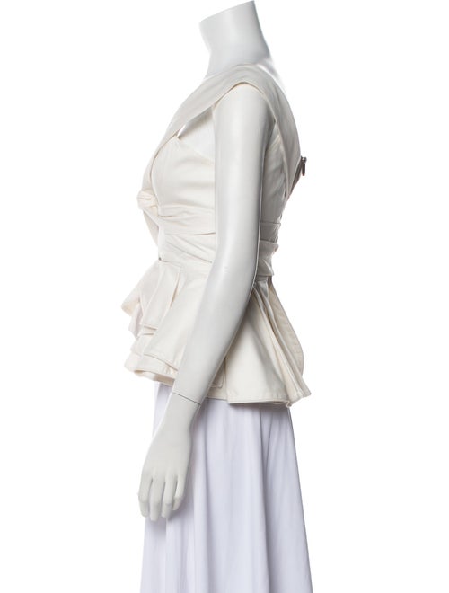 Johanna Ortiz V-Neck Sleeveless Crop Top