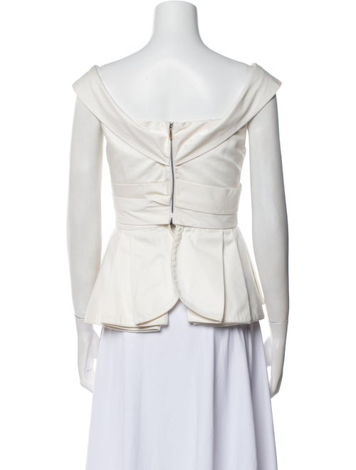 Johanna Ortiz V-Neck Sleeveless Crop Top