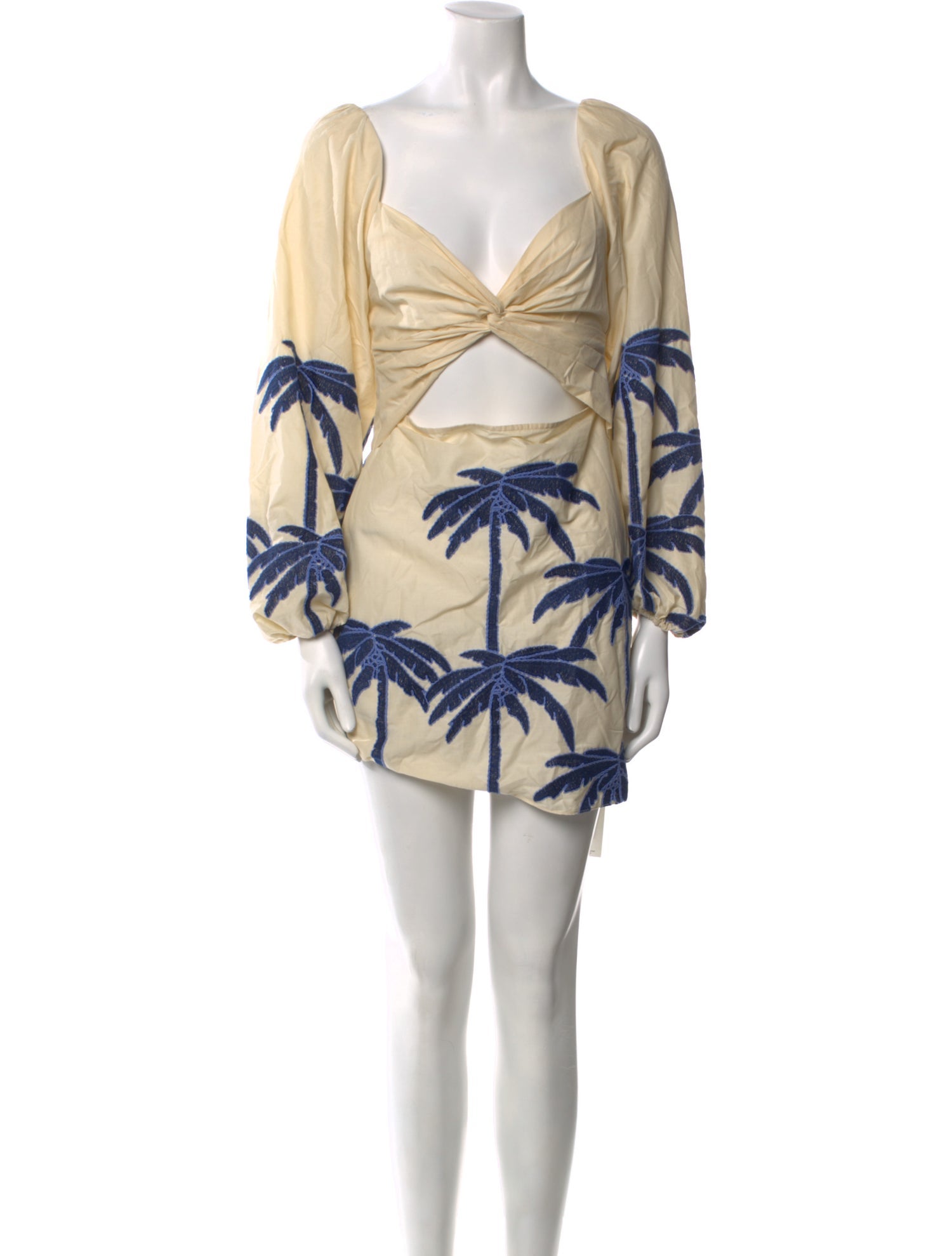 Johanna Ortiz Printed Mini Dress