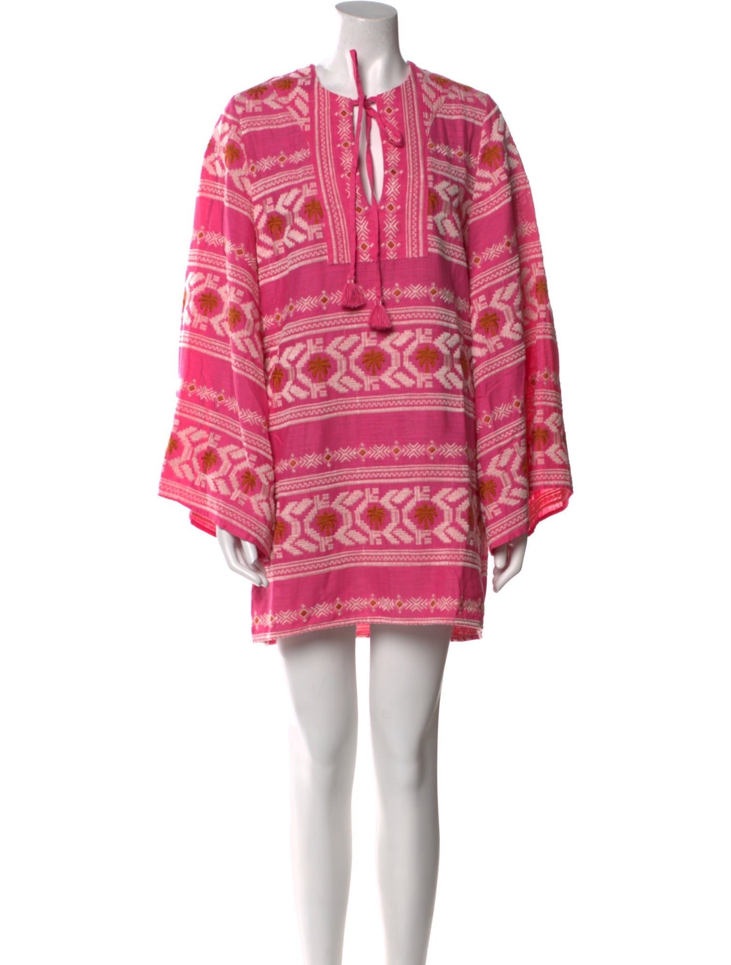 Johanna Ortiz Printed Mini Dress