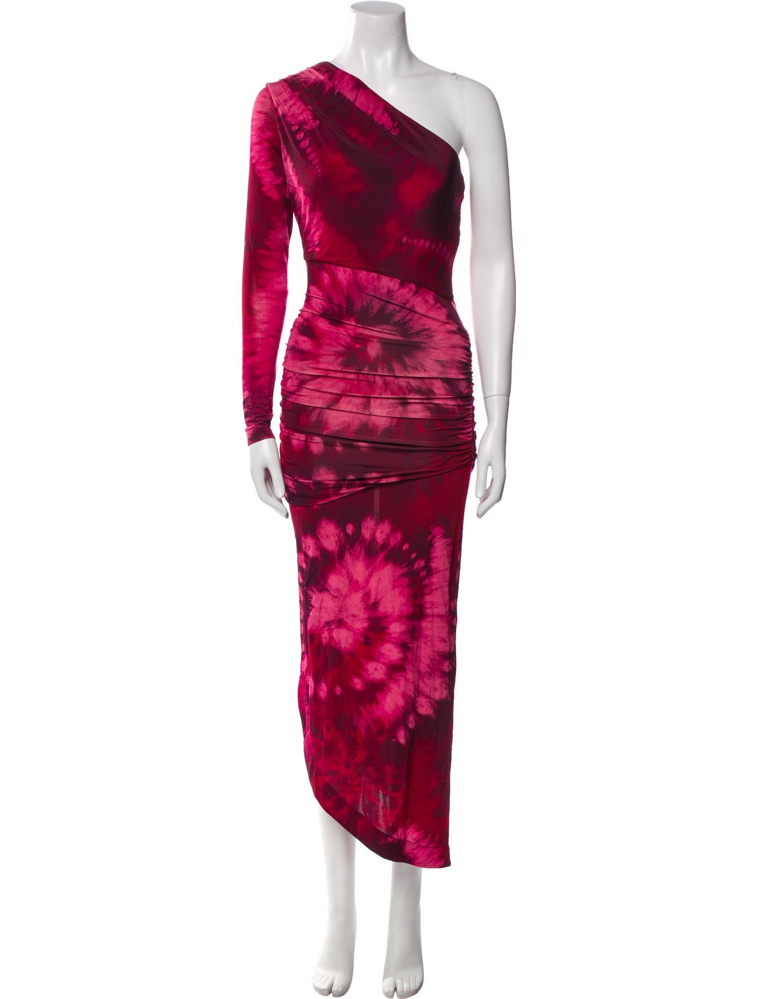 Johanna Ortiz Tie-Dye Print Long Dress