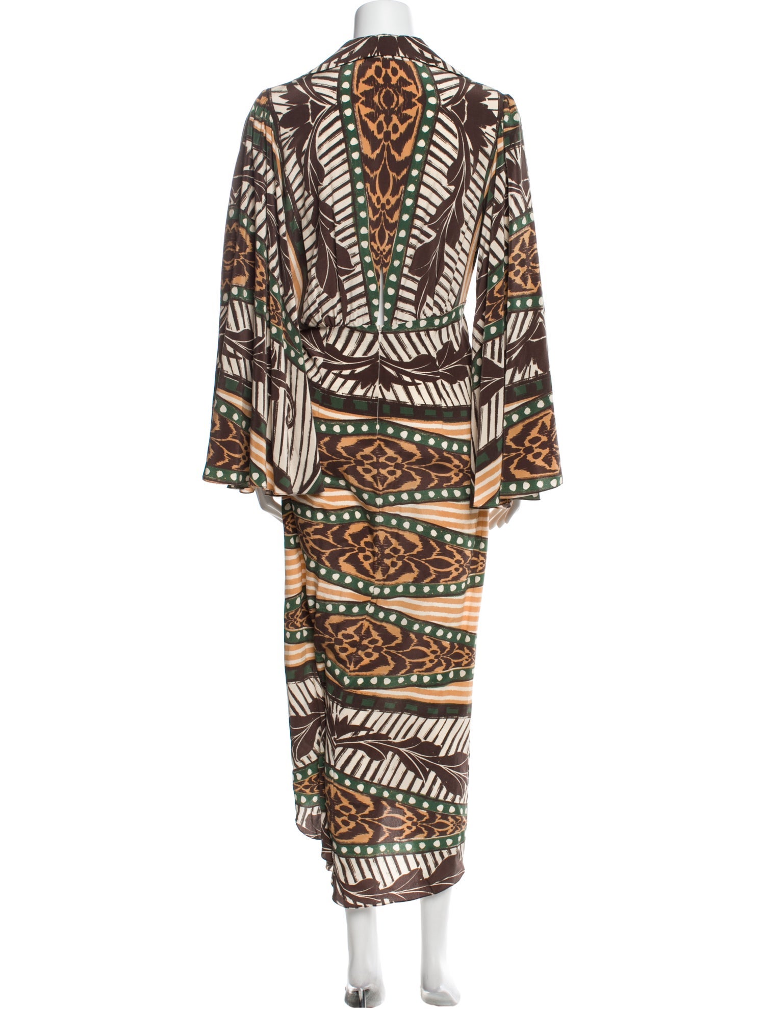 Johanna Ortiz Silk Long Dress