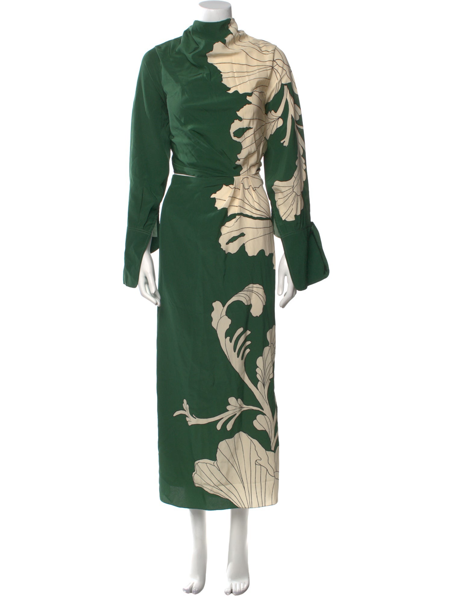 Johanna Ortiz Silk Long Dress