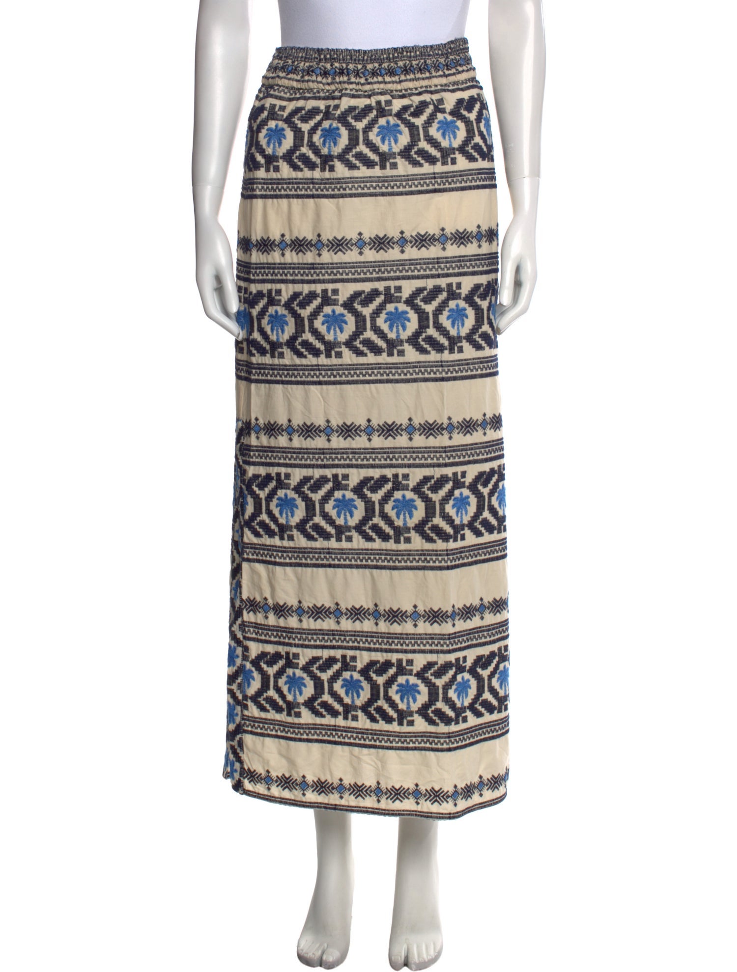 Johanna Ortiz Printed Midi Length Skirt